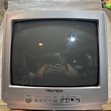 TRUTECH 13" TV Color Television Model DW13TT Tested And Working