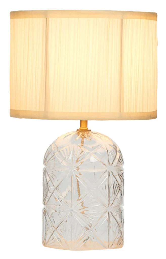 Table Light Brass Bloomsberry Antique Beige Oaks Lighting TL 3036 AB