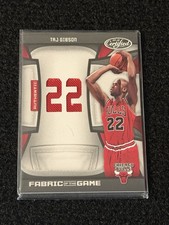 Panini 2009-10 Certified Fabric of the Game Taj Gibson Bulls #FOG-TG Die-Cut /99