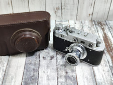 Zorki C Vintage 35mm Film Camera Rangefinder Lens Industar-22 USSR Soviet