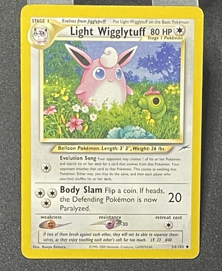 Light Wigglytuff 54/105 Neo Destiny Regular Pokémon, LP