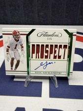 2025 Panini National Treasures Flawless Rookie Patch Auto Emerald #/5