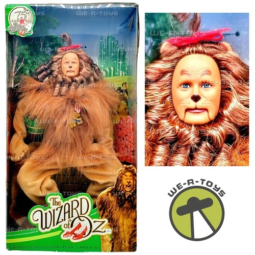 Barbie Collector The Wizard of Oz Cowardly Lion Doll 2013 Mattel BJV25