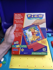 SEGA PICO LEARNING SYSTEM CONSOLE ORIGINAL BOX+5 GAMES 3 CIB ALL TESTED WORKING