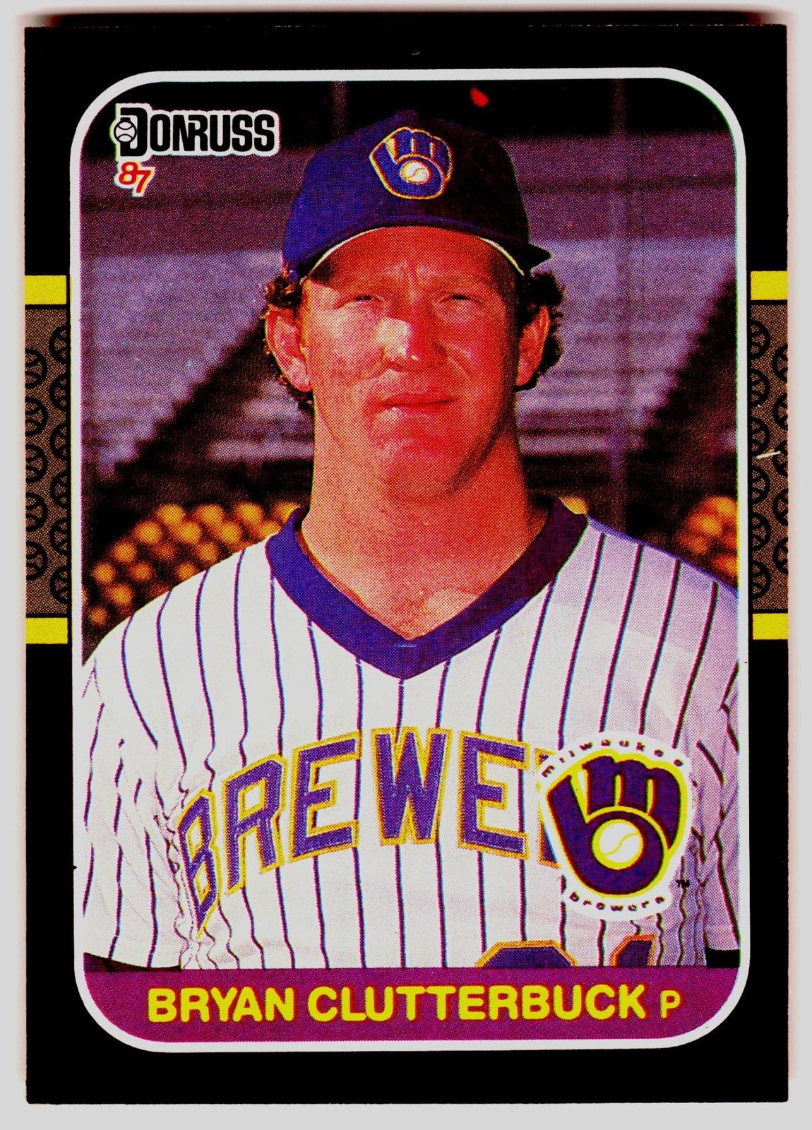 1987 Donruss #397 Bryan Clutterbuck RC - EX+