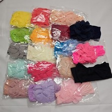 18 Colors Nylon Baby Girl Headbands 6 1/2 to 7 1/2 inches