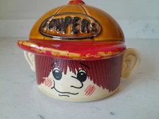 Vintage Mid Century Modern Stacking Soup Bowl W/Cap Made in Japan Vintage Wear