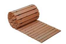 Roll Out Acacia Wood Outdoor Garden Pathway Walkway 17 In X 12 Ft WGP12FT1P