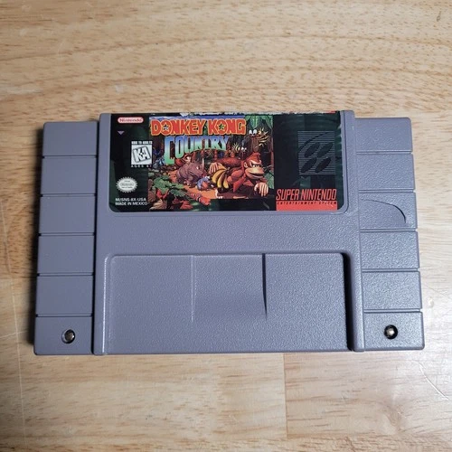 Donkey Kong Country SNES Super Nintendo Entertainment System, 1994 - Tested