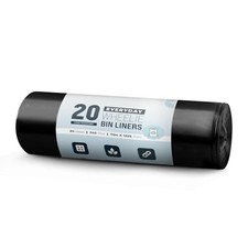 20 sacs poubelles 240 litres extra-résistants, Noir