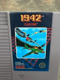 1942 (NINTENDO NES) AUTHENTIC CARTRIDGE POLISHED TESTED (WBP013320)