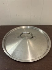 12" Replacement Lid Round Silver Metal Stockpot Pan Lid w/ Handle