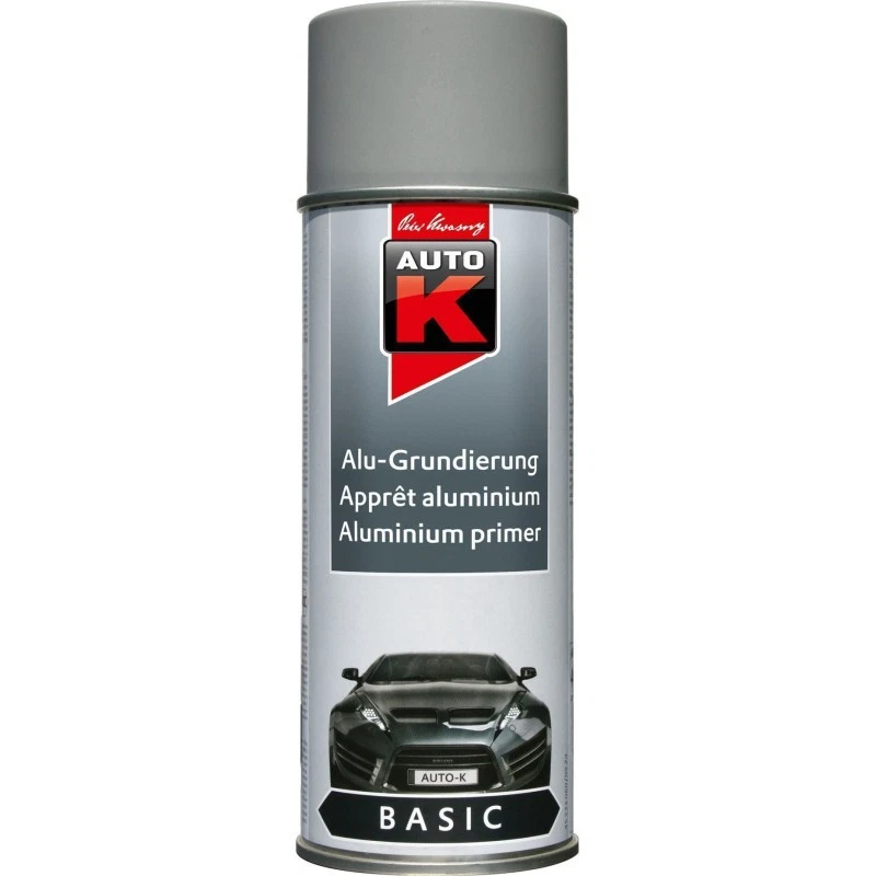 AUTO-K Bombe de peinture - Apprêt - Primaire - Pour surface en aluminium - Auto K