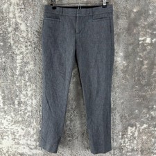 Banana Republic Size 2 Sloan Slim Fit Ankle Work Trouser Pants Gray Women