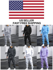 Mens 2 Piece Hoodie and Jogger Set Tracksuit ...