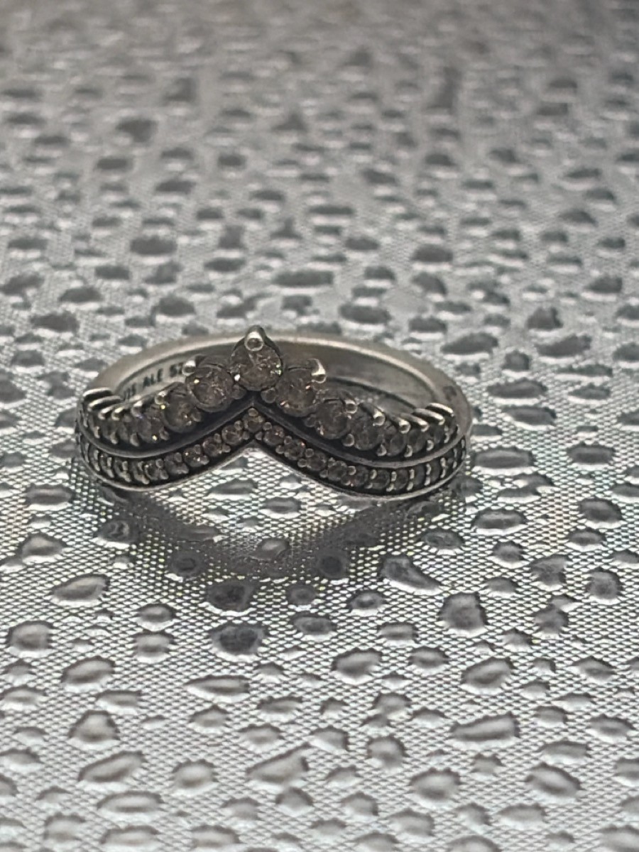 PANDORA WISHBONE RING - 197736CZ (TDW045123) View 4