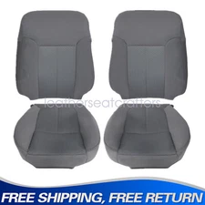 For 2011 2012 2013 2014 Ford F-150 Front Bottom & Top back Cloth SEAT COVER Gray