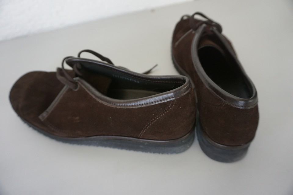 Sioux Ladies Comfort Shoes Lace Up Comfortable Gr.6/39 Suede Braun Like