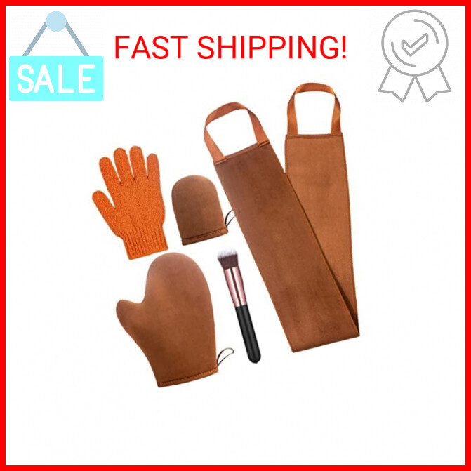 5 Pack Self Tanning Mitt Applicator Tanning Mitts Self Tanner Kit, Self Tanner M