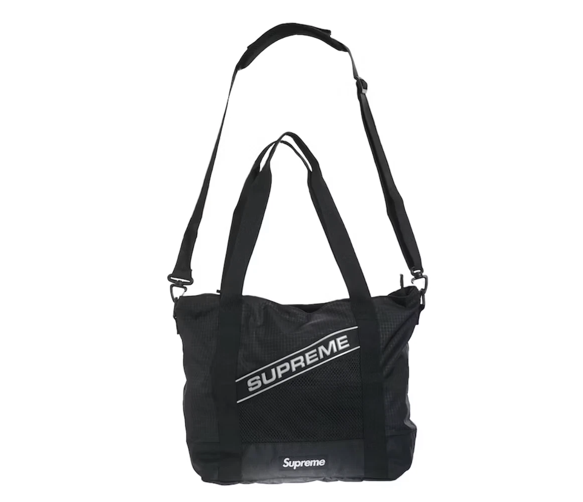 Sac fourre tout Supreme logo 3D noir (FW23)