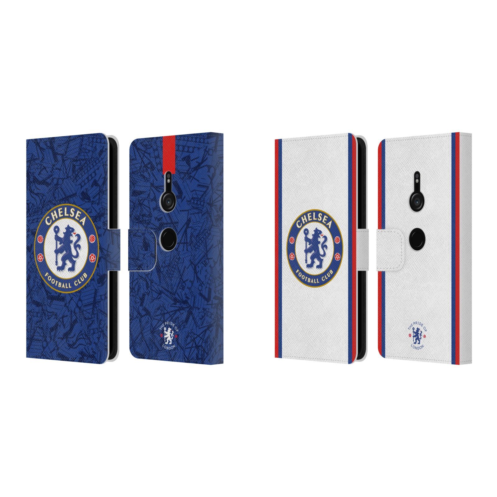 OFFICIAL CHELSEA FOOTBALL CLUB 2019/20 KIT LEATHER BOOK CASE FOR SONY PHONES 1