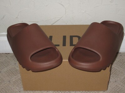 adidas Yeezy Slide Flax Men's Size 10 NEW! FZ5896 2024 Lifestyle