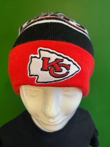 NFL Kansas City Chiefs Logo Woolly Bobble Hat OSFM - Bild 3 von 4