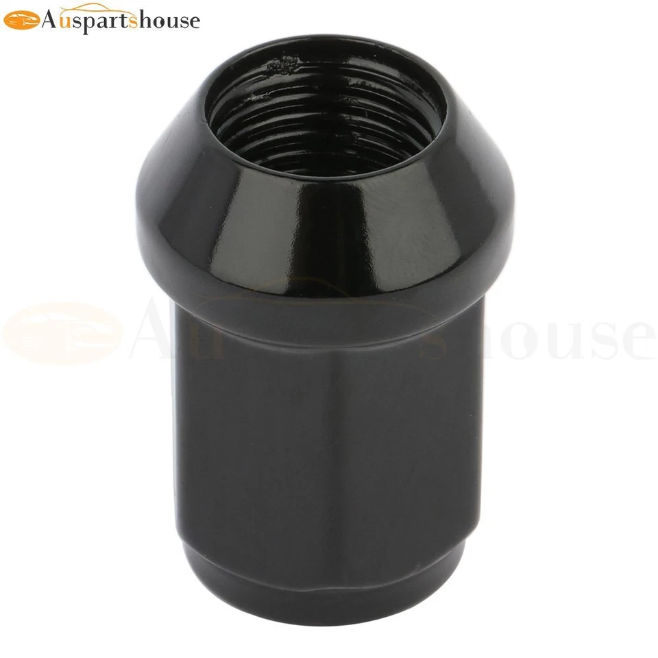 20x tuercas de rueda para Chevrolet K20 C30 1975-1986 acabado negro 9/16-18 1,38" Foto 4 de 4