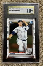2020 BOWMAN CHROME TARIK SKUBAL ROOKIE CARD RC SGC 10 PRISTINE GOLD LABEL TIGERS