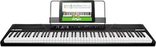 Recital 88-Key Digital Piano with Semi-Weighted Keys  5 Voices, Lessons  FX
