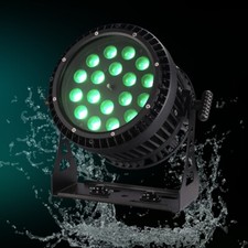 IP65 Led Waterproof Par Can 18X18W RGBWA UV Zoom Wash Par Light outdoor Stage