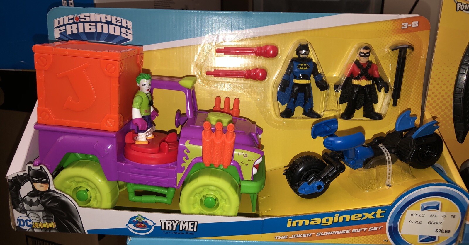 imaginext batwing and the joker surprise
