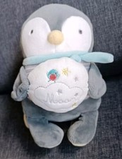 1596🌟20cm Doudou Peluche musical Pingouin Moon MOTS D'ENFANTS 