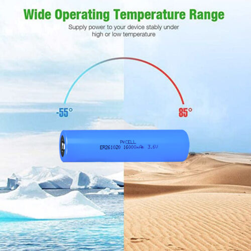 10-50Pcs Lot ER261020 3.6V 16 Ah Double C Batteries for Digitrak sonde Memory - Picture 3 of 11