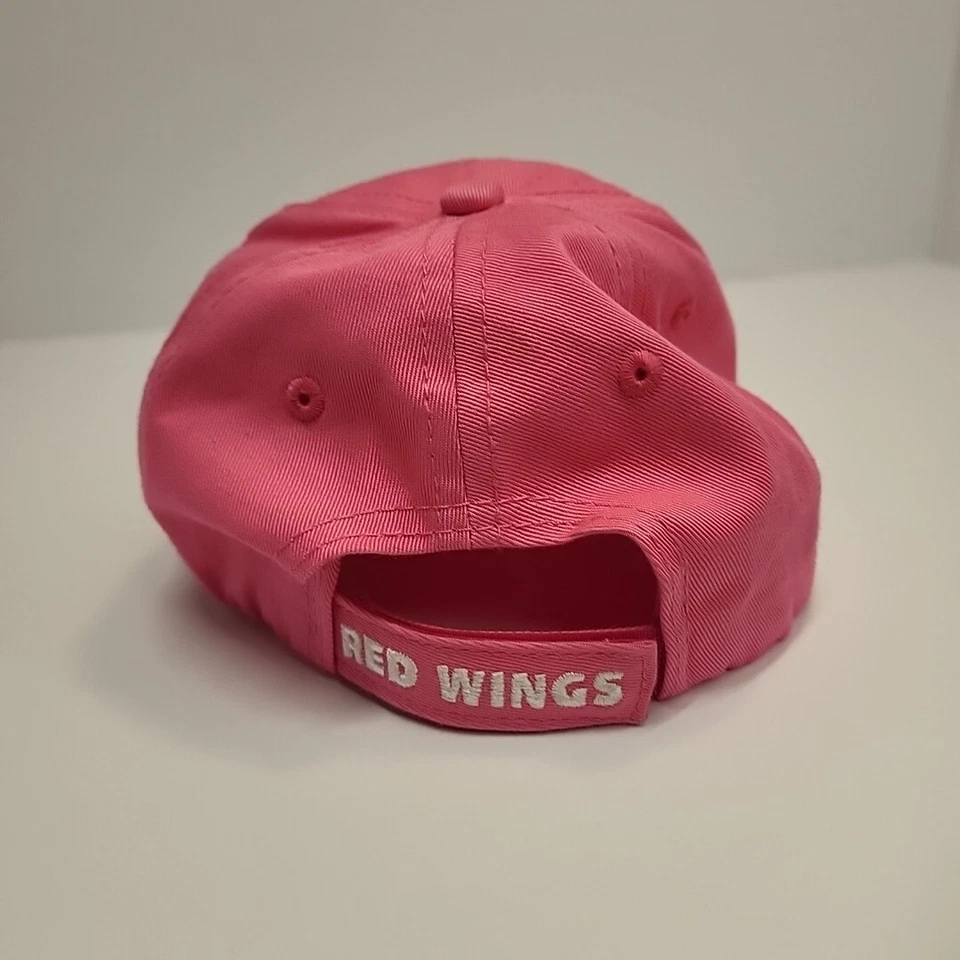 Chapéu infantil Detroit Red Wings Reebok rosa 2-4T Reebok face off headwear NHL - Imagem 4 de 4