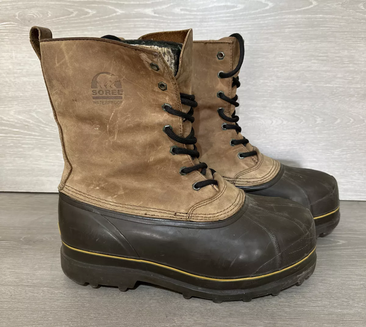 SOREL Kaufman Vintage CHIEFTAIN Men s Waterproof Snow Boots Size