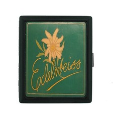 Vintage 60s Edel Small Black Case Card Money Holder Vintage 60s Edel Small Black Case Card Money Holder