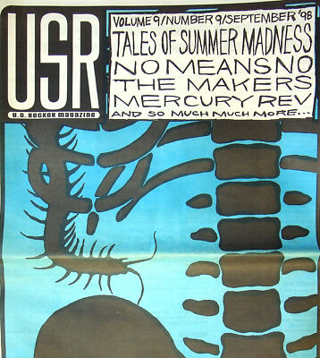 U.S Rocker Magazine Vol 9 No.9 1998 The Makers, Mercury Rev, No Means ...