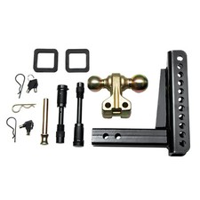 2 Receiver 8drop Adjustable Trailer Hitch Tow Hitch Ball Mount 14000 Lbs