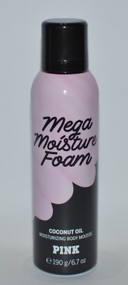 1 VICTORIA'S SECRET PINK MEGA MOISTURE FOAM COCONUT OIL MOISTURIZING BODY MOUSSE