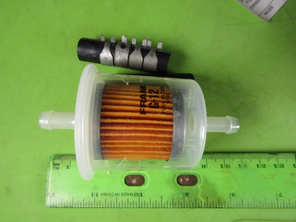 Fram G12 обычный проводящий пластиковый линейный топливный фильтр из нержавеющей стали No 2 - Изображение 3 из 3