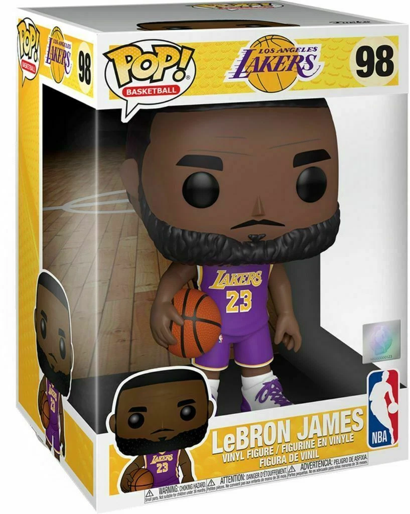 Funko Pop NBA Lebron James Lakers Purple White Jersey 6 23 #90 127 for sale  online