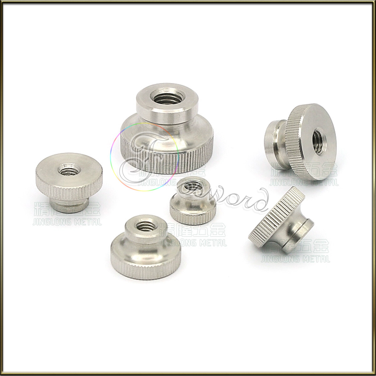 Écrous à Oreilles (thumb Nuts) En Acier Inox - Filetage M6 - Dimensions 2 à 8mm - Lot - Neuf Sous Sachet