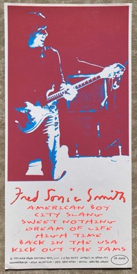 FRED SMITH Sonics Rendezvous MC5 1999 City Slang Rock Promo SCREEN PRINT Poster