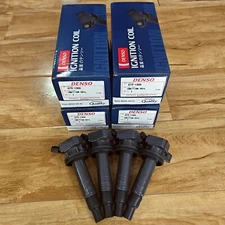 4Pcs DENSO 673-1300 Ignition Coils For Toyota Corolla Celica Matrix 90919-02239