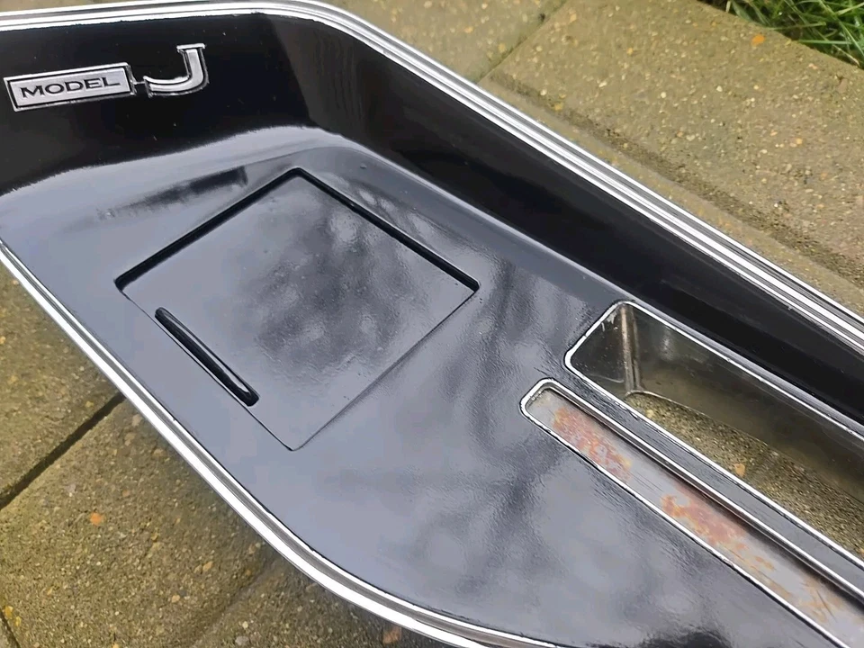 1969-1972 Pontiac Grand Prix modelo J placa de câmbio moldura restaurada - Imagem 4 de 4