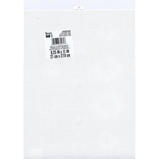 14 Mesh Count White Plastic Canvas Bulk 11 x 8.5 Inch 12 Sheets