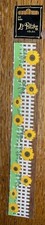La Petite Borders 12  White Fence Grass SunFlowers Garden 3D Scrapbook Stickers