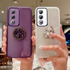 For Samsung Galaxy A17 A56 A26 A16 A35 Shockproof Diamond Ring Stand Phone Case
