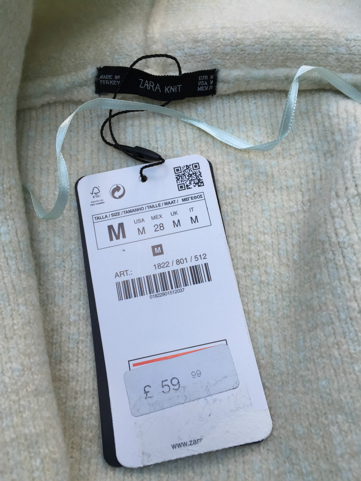 Zara Manteau Laine Cardigan Taille M eBay